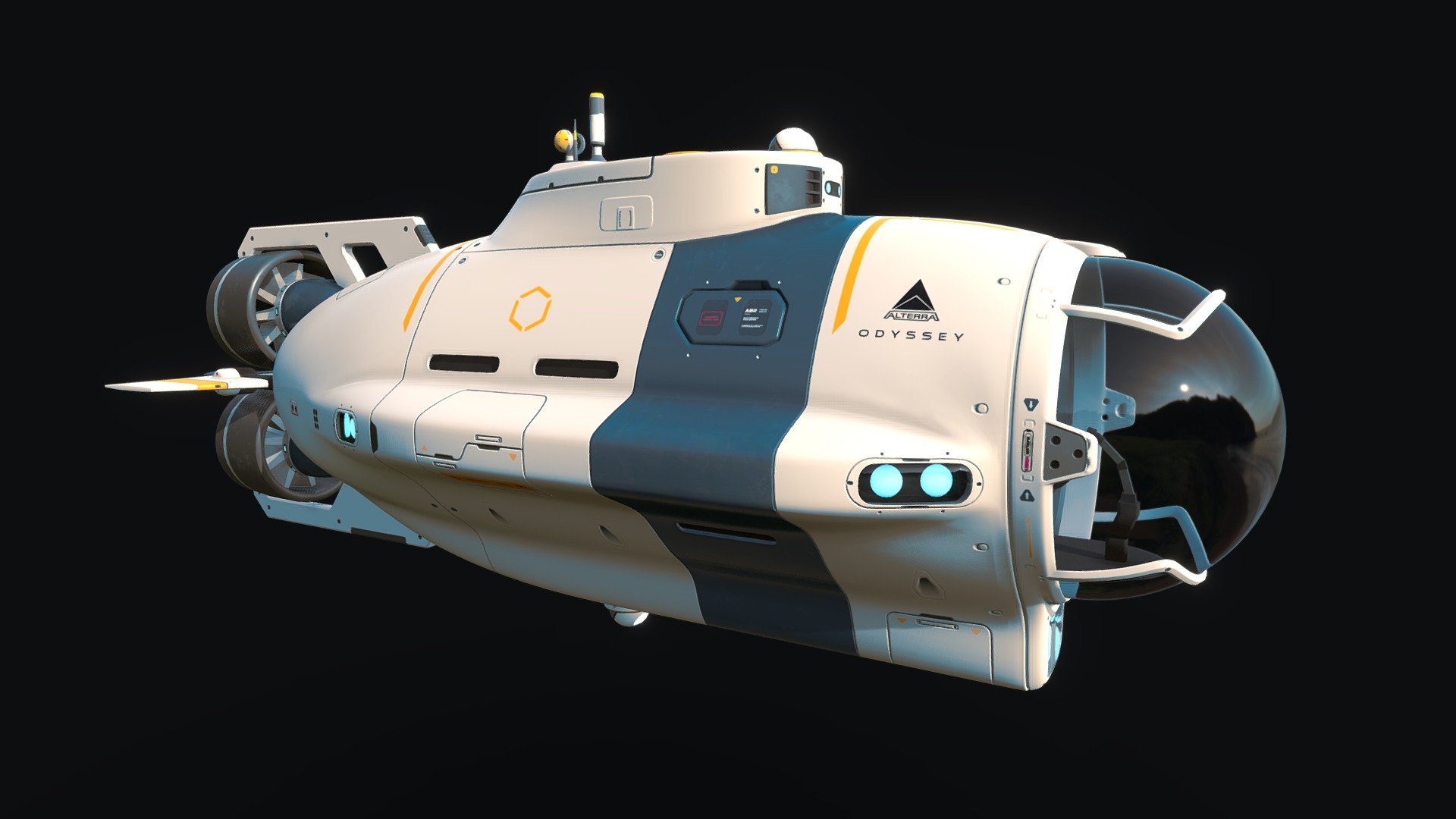 Subnautica Submarine Concept Art Wallpapers