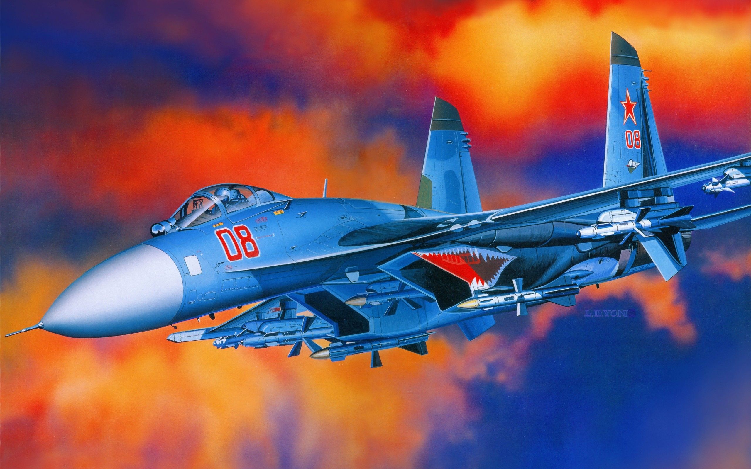 Sukhoi Su-27 Wallpapers