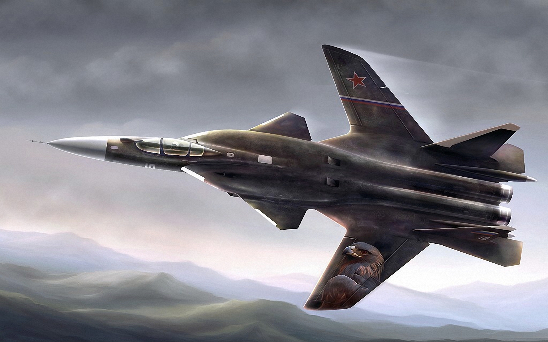 Sukhoi Su-47 Wallpapers