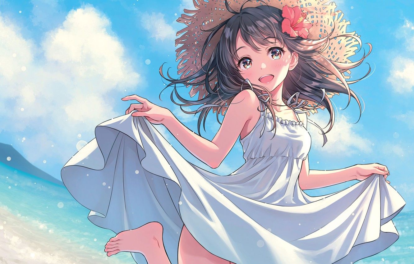 Summer Anime Girls Wallpapers
