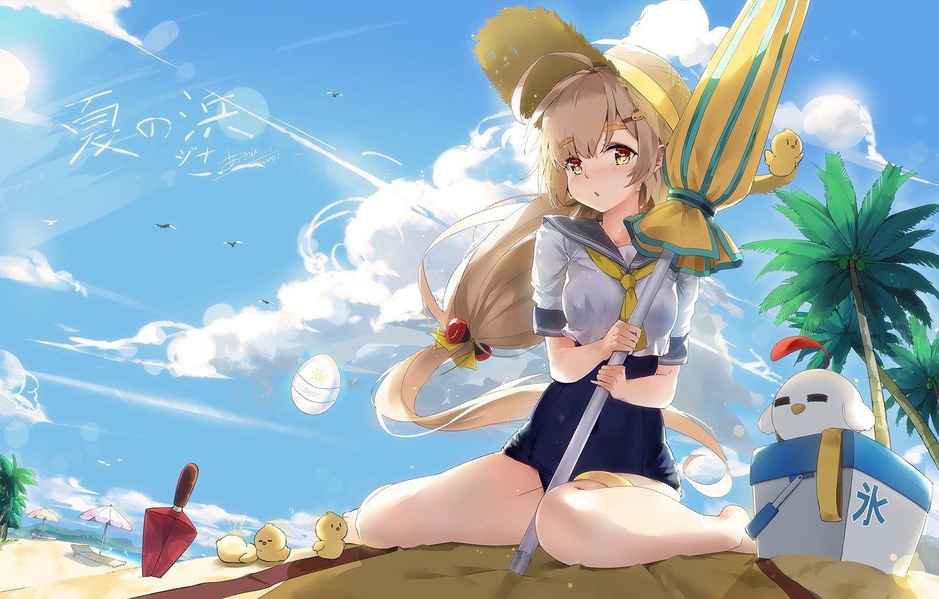 Summer Anime Girls Wallpapers