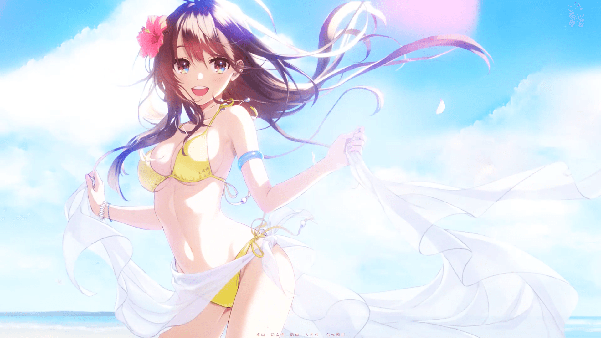 Summer Anime Girls Wallpapers