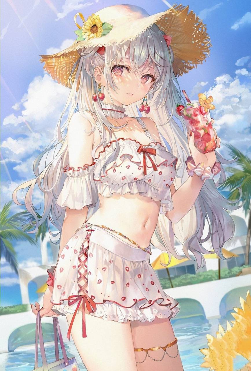 Summer Anime Girls Wallpapers