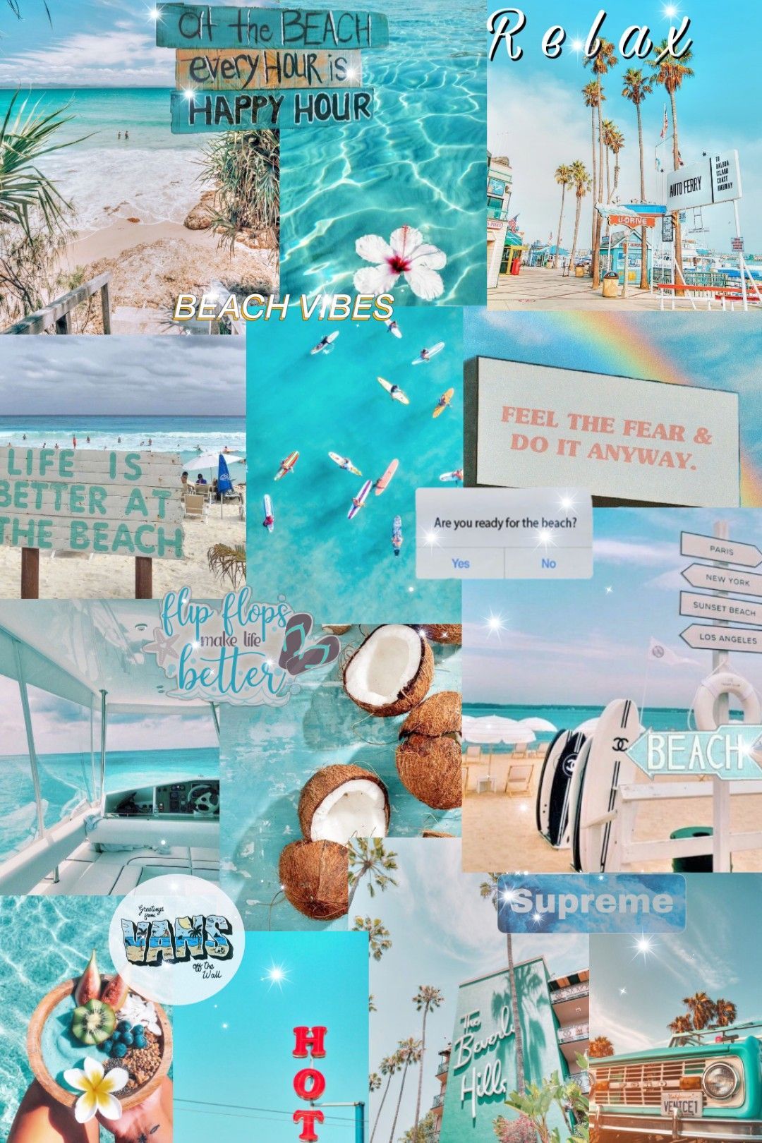 Summer Beach Aesthetic Wallpapers