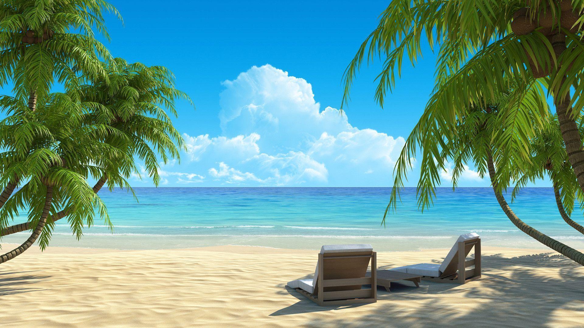 Summer Beach Paradise Wallpapers