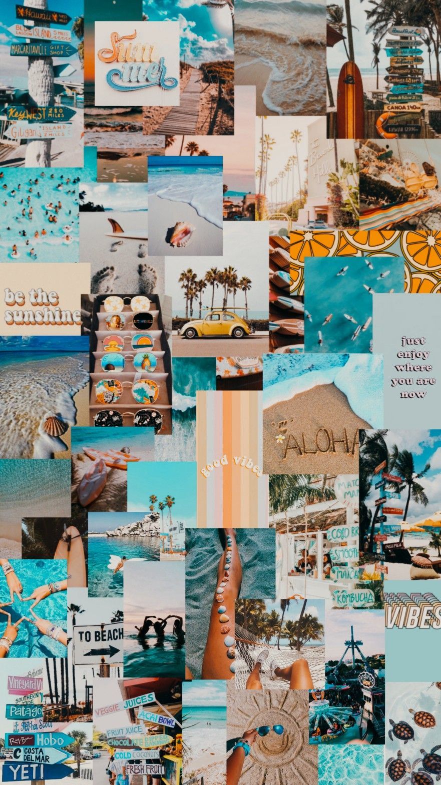 Summer Collage Backgrounds