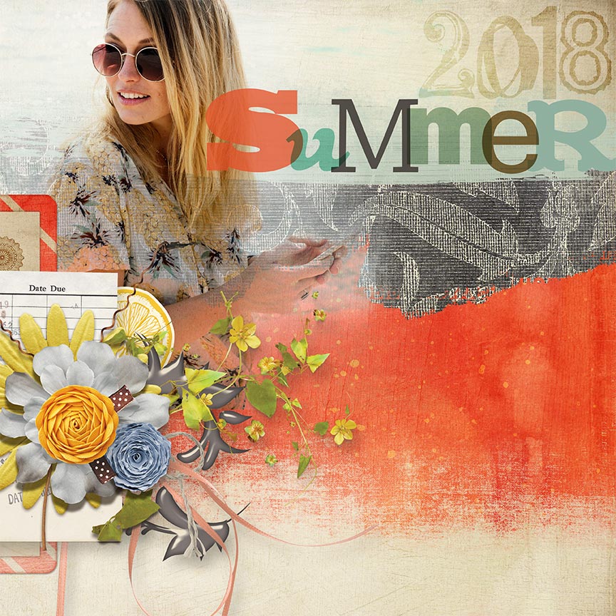 Summer Collage Backgrounds