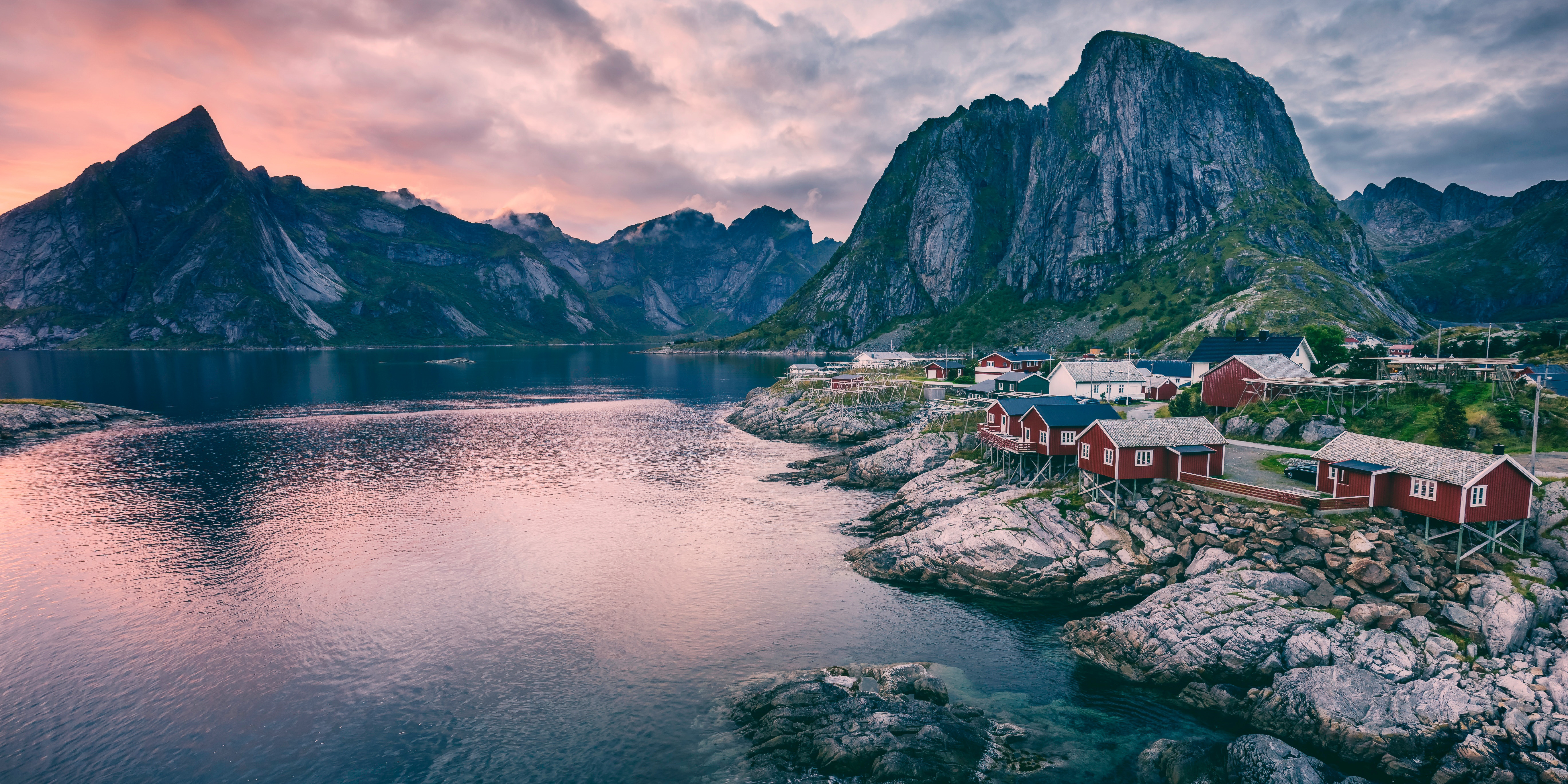 Summer Nights In Northern Norway Art Wallpapers