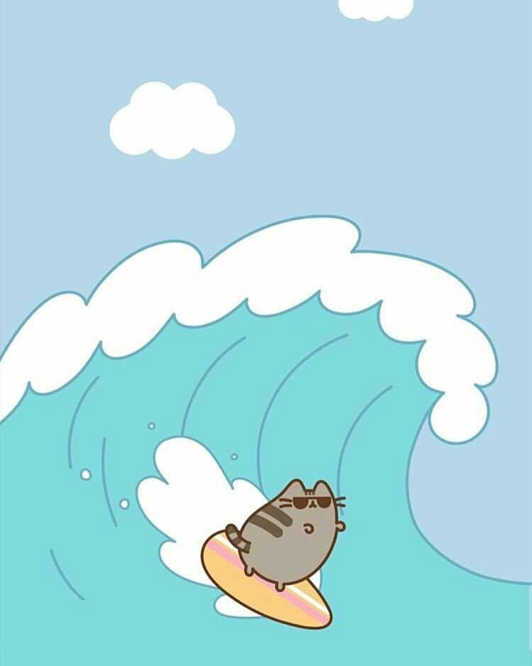 Summer Pusheen Wallpapers