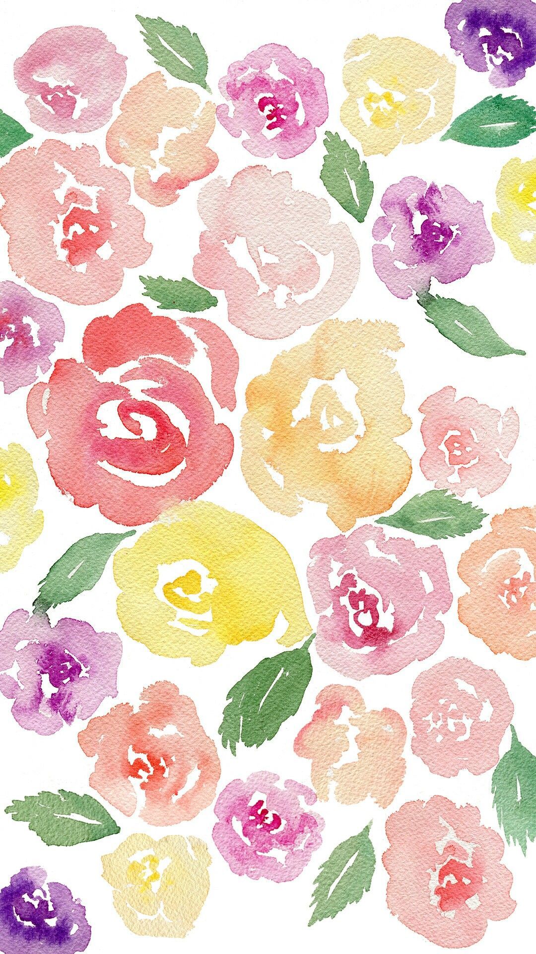 Summer Watercolor Iphone Wallpapers