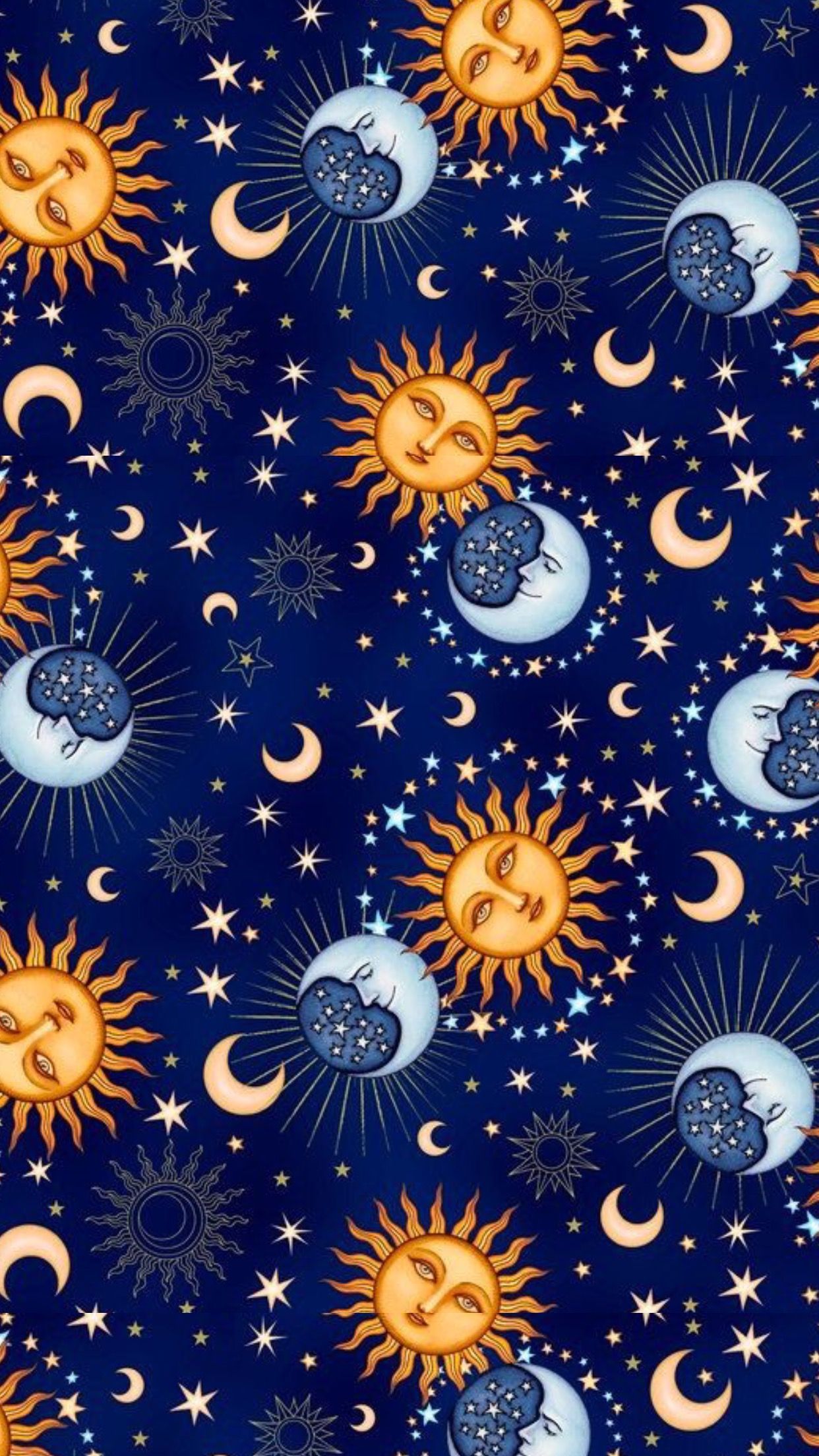 Sun Moon Stars Wallpapers
