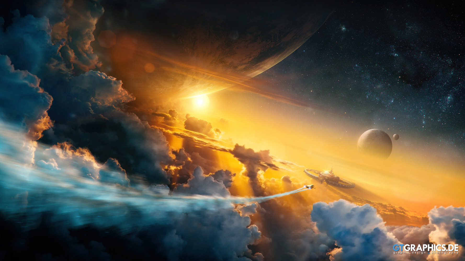 Sun Space Wallpapers