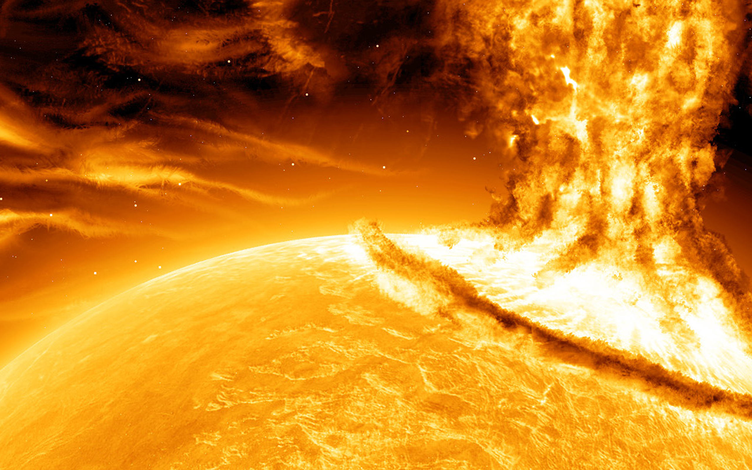 Sun Space Wallpapers