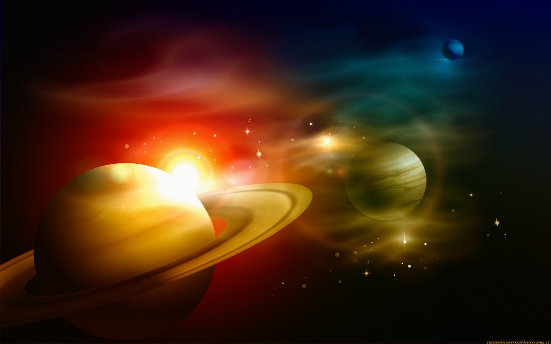 Sun Space Wallpapers