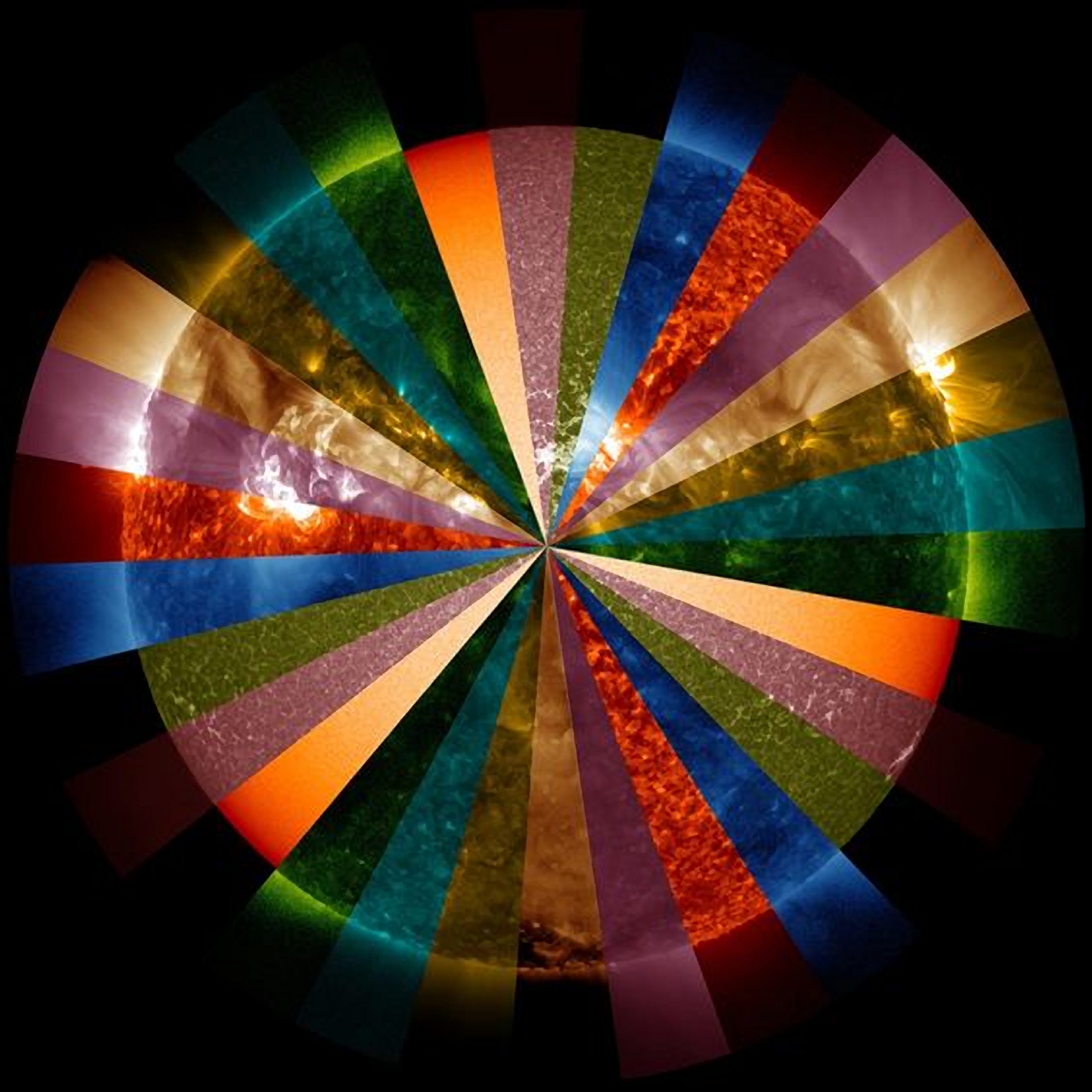 Sunlight Circle Light Color Rays Rainbow Wallpapers