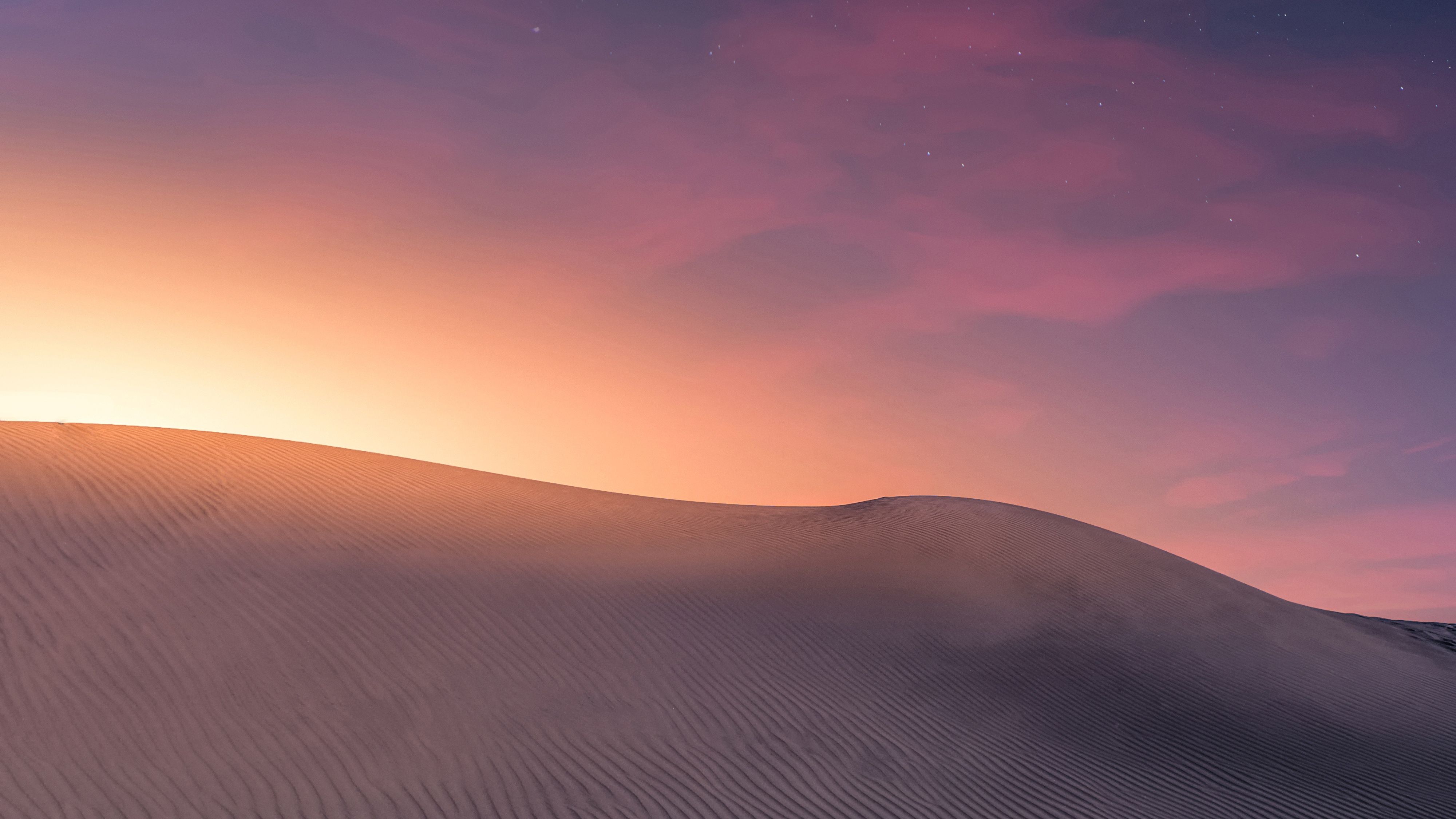 Sunny Day In Desert 4K Wallpapers