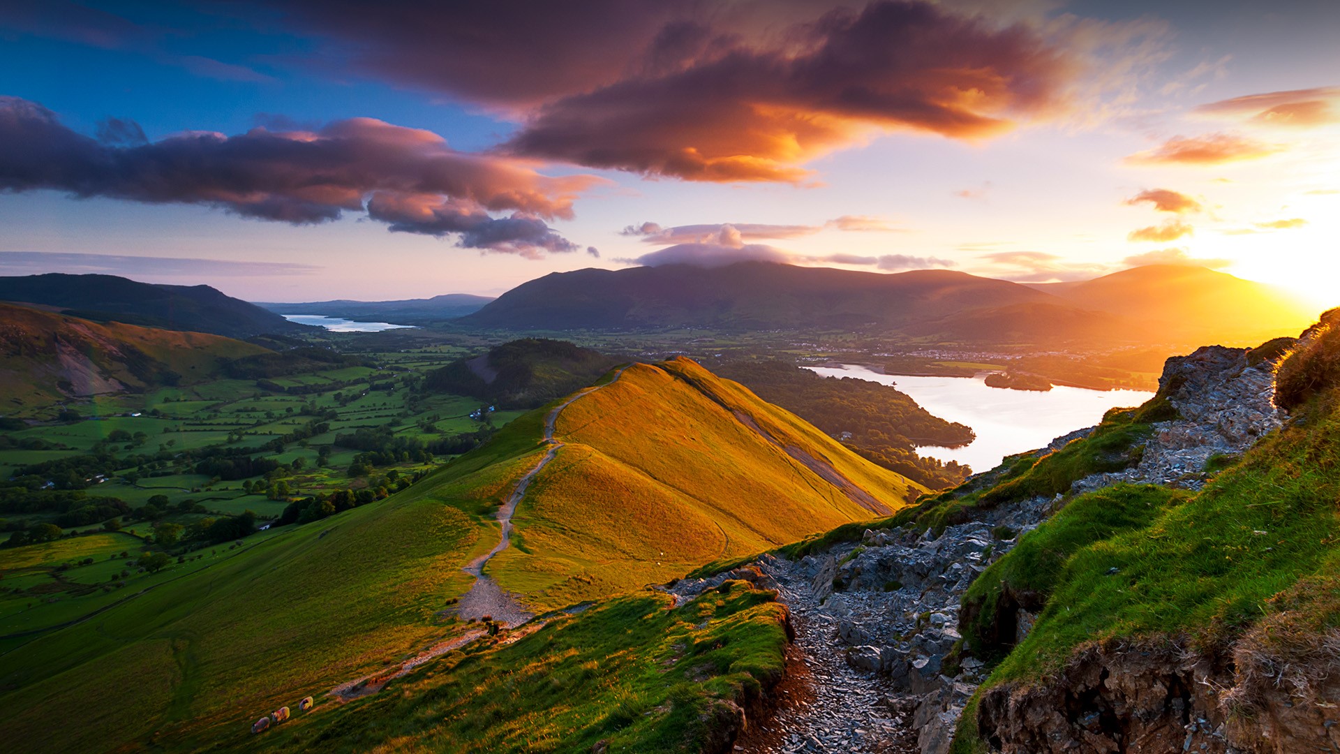 Sunrise At Cumbria Wallpapers