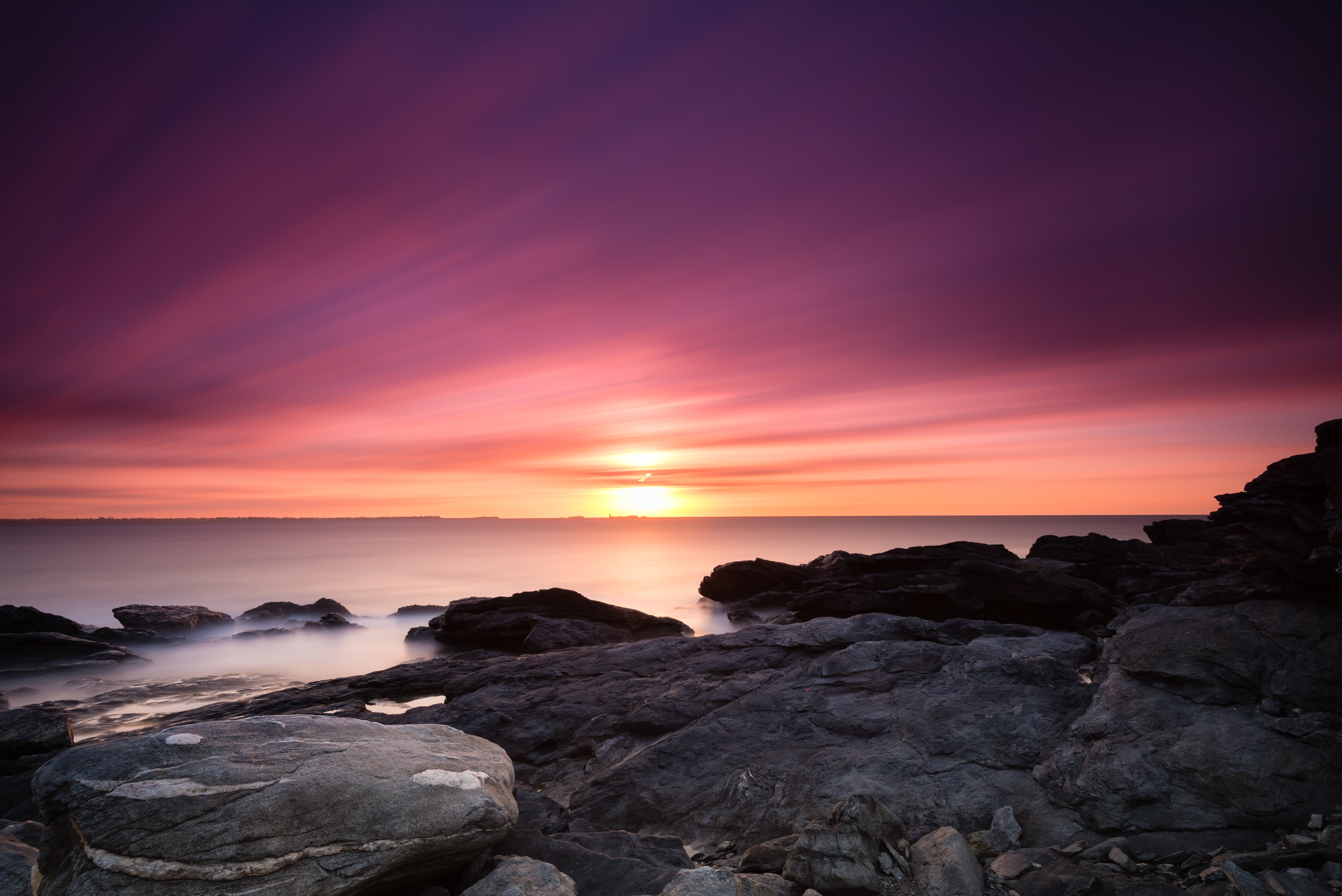 Sunrise At Lighthouse Wallpapers