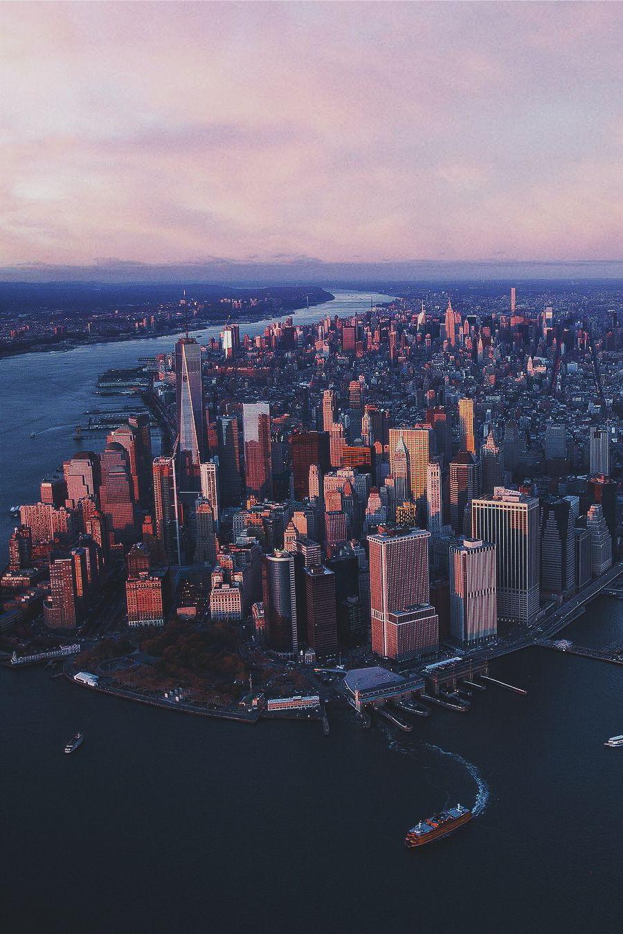 Sunrise Over Lower Manhattan Wallpapers