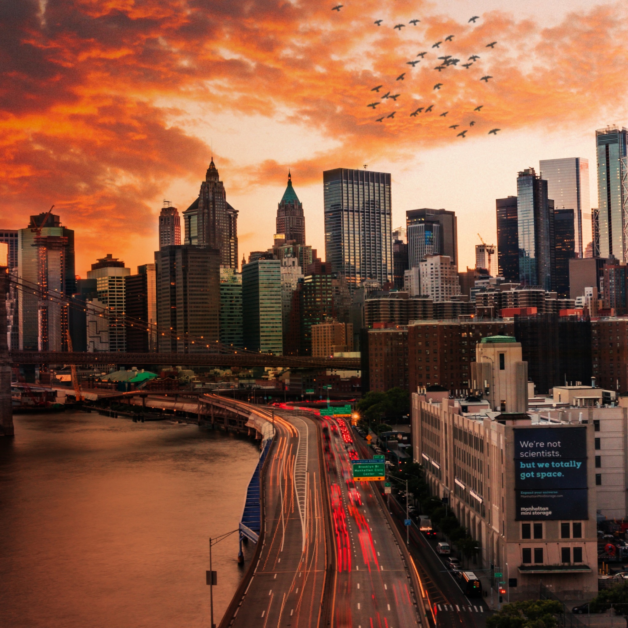 Sunrise Over Lower Manhattan Wallpapers