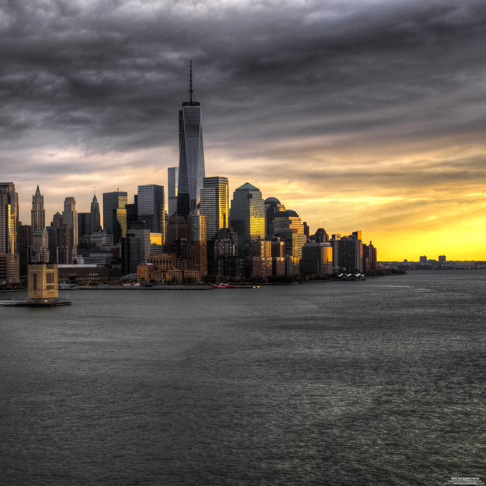 Sunrise Over Lower Manhattan Wallpapers