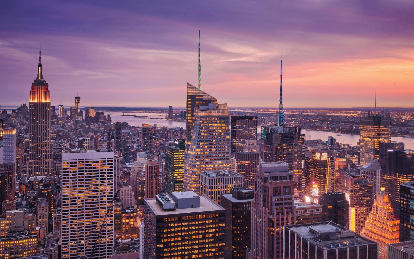 Sunrise Over Lower Manhattan Wallpapers