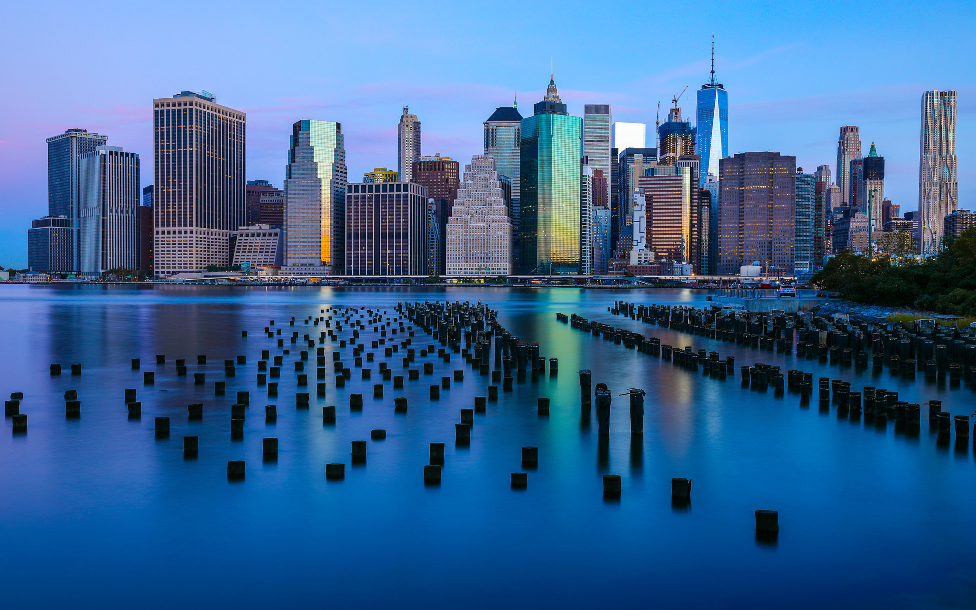 Sunrise Over Lower Manhattan Wallpapers