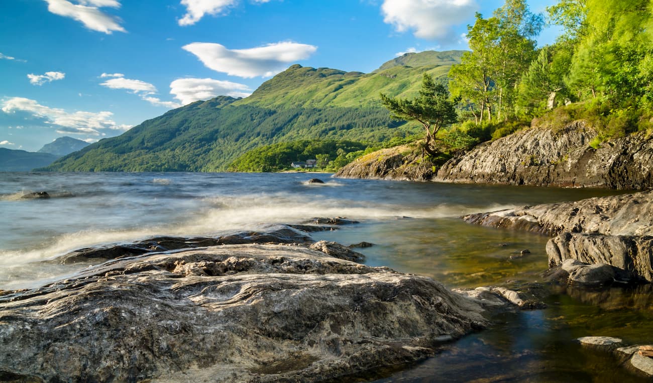 Sunrise Reflection In Loch Lomond And The Trossachs National Park Lake Wallpapers