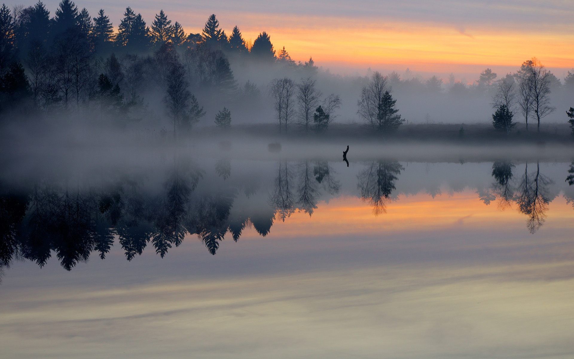 Sunrise Reflection On Lake Wallpapers