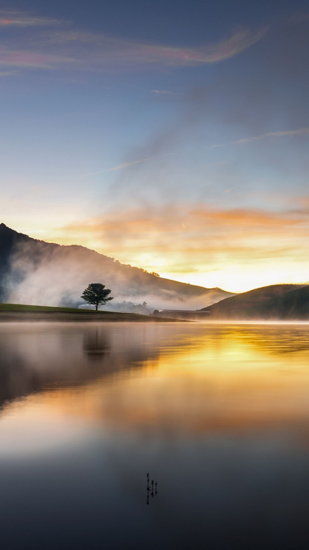 Sunrise Reflection On Lake Wallpapers