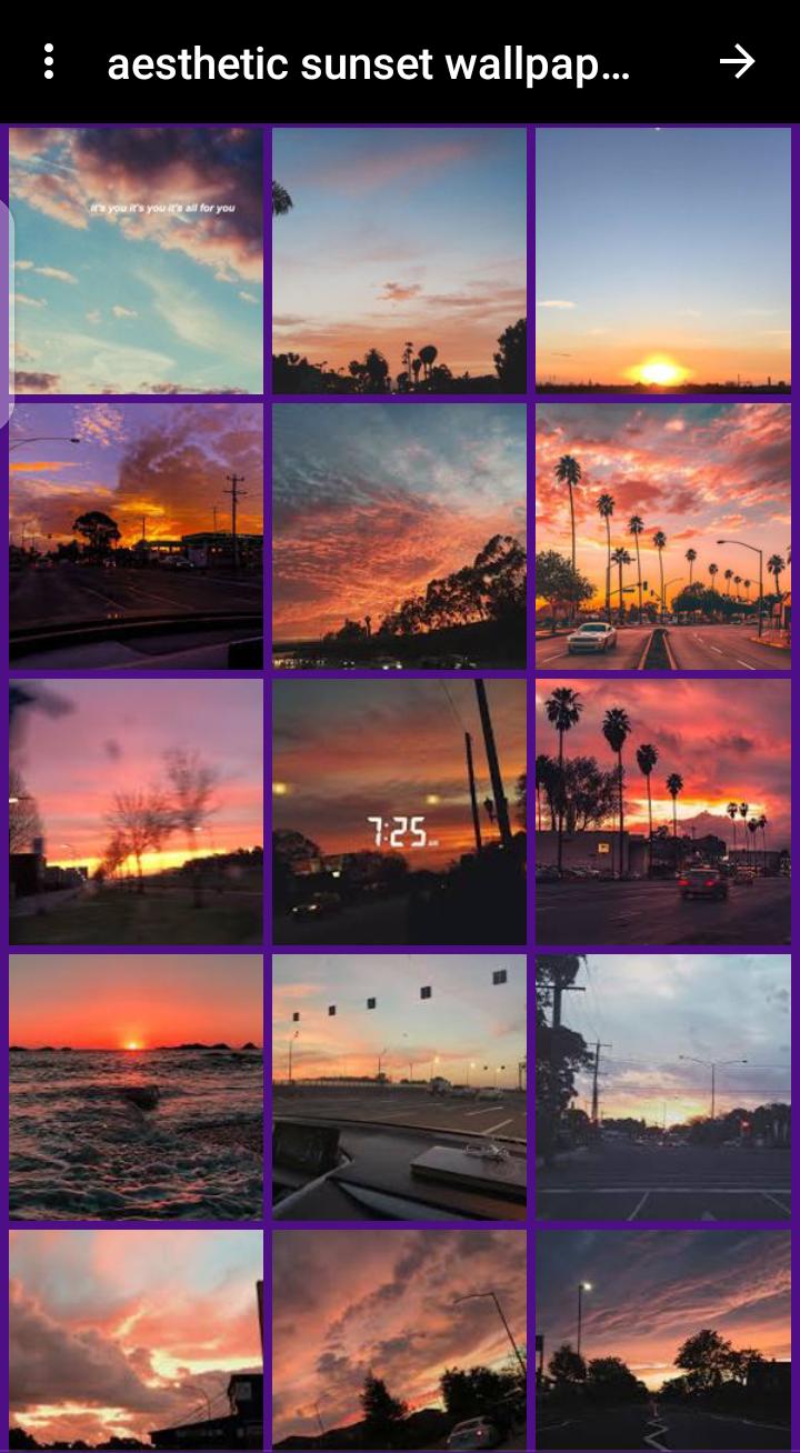 Sunset Aesthetic Wallpapers