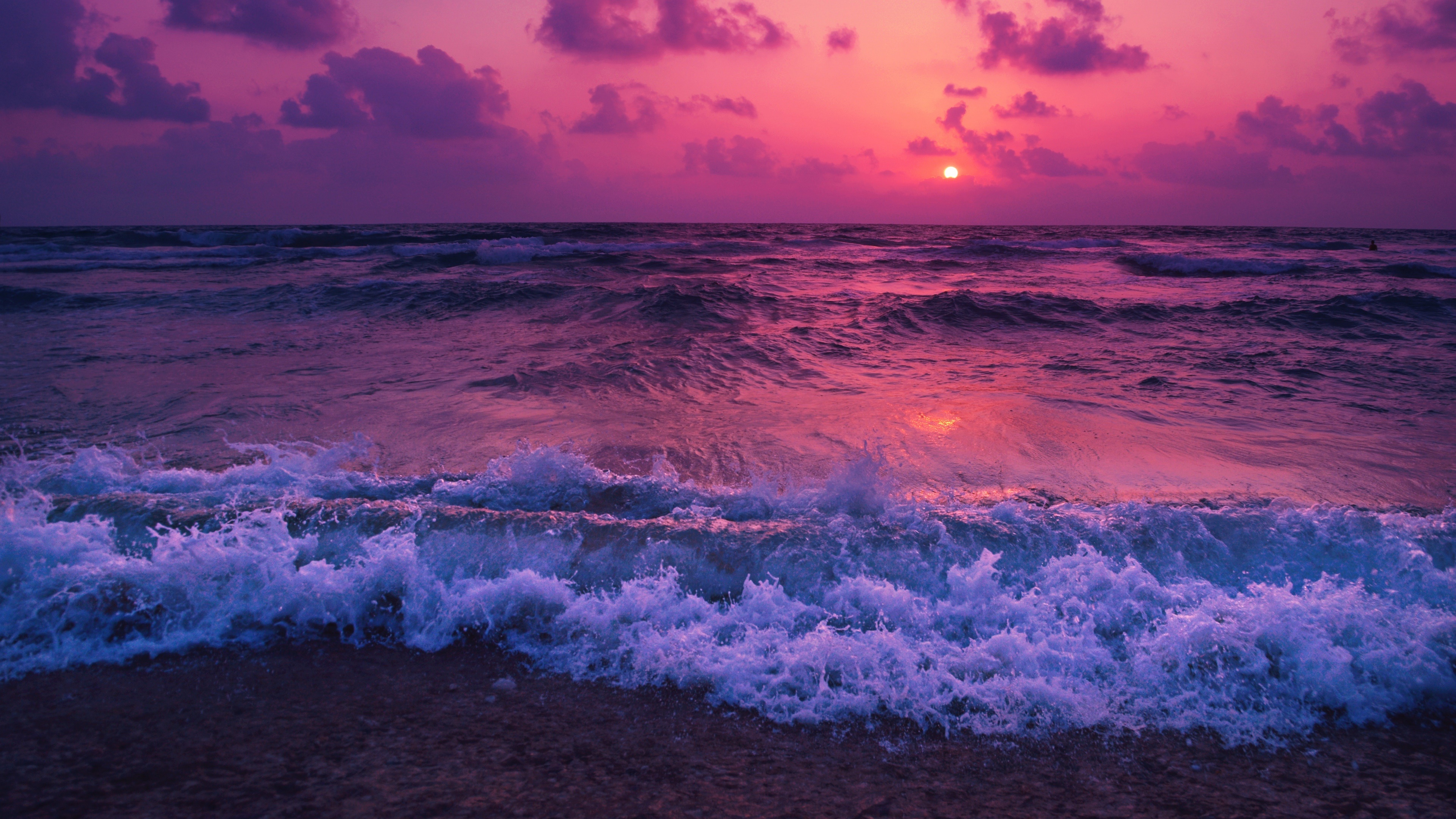 Sunset At Seascape Wallpapers