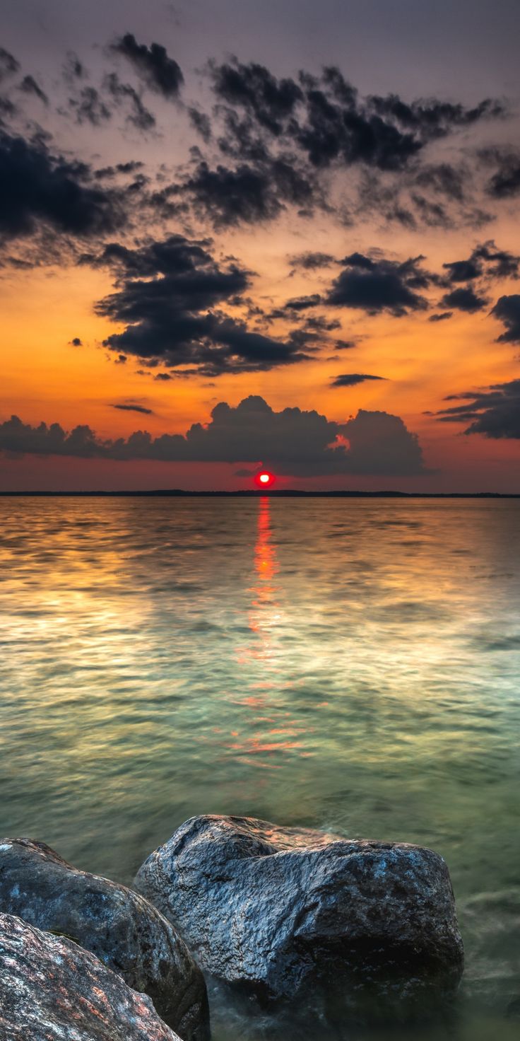 Sunset At Seascape Wallpapers