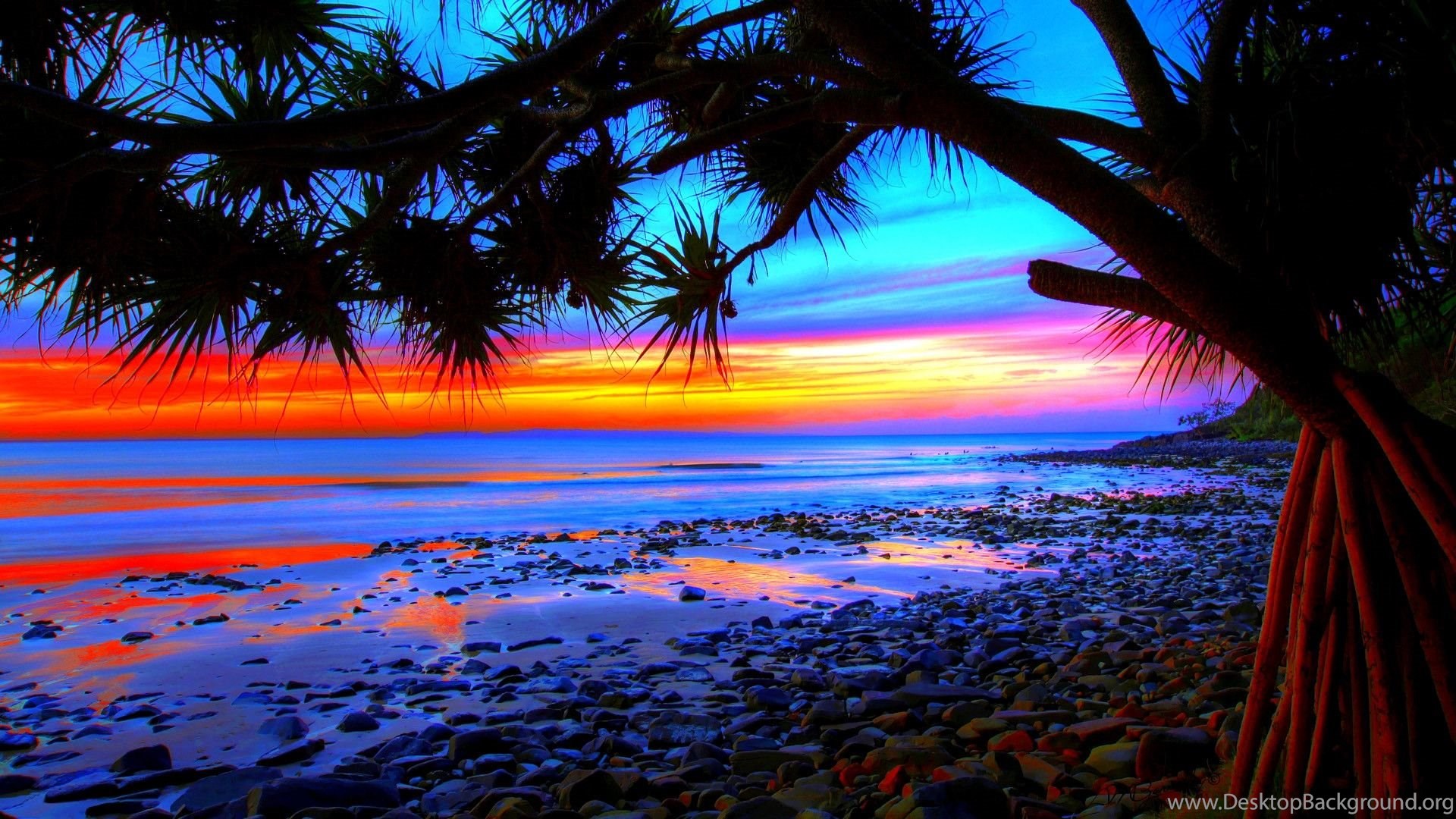 Sunset Beach Wallpapers