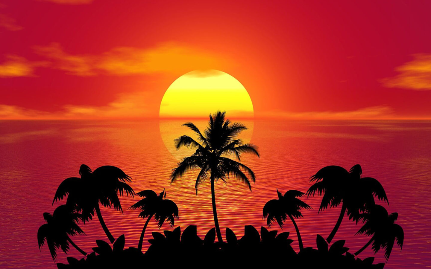 Sunset Beach Wallpapers