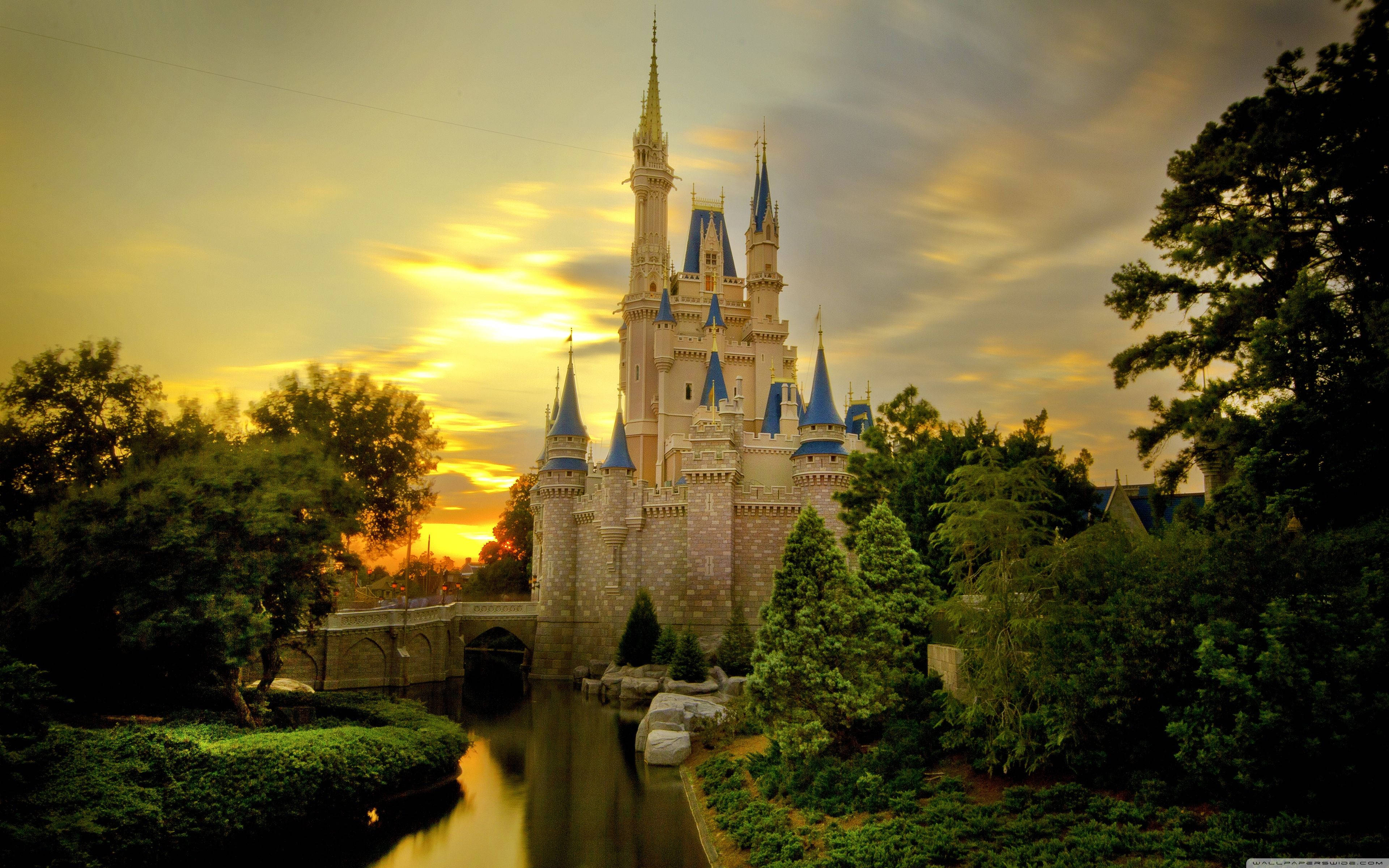 Sunset Castle Wallpapers