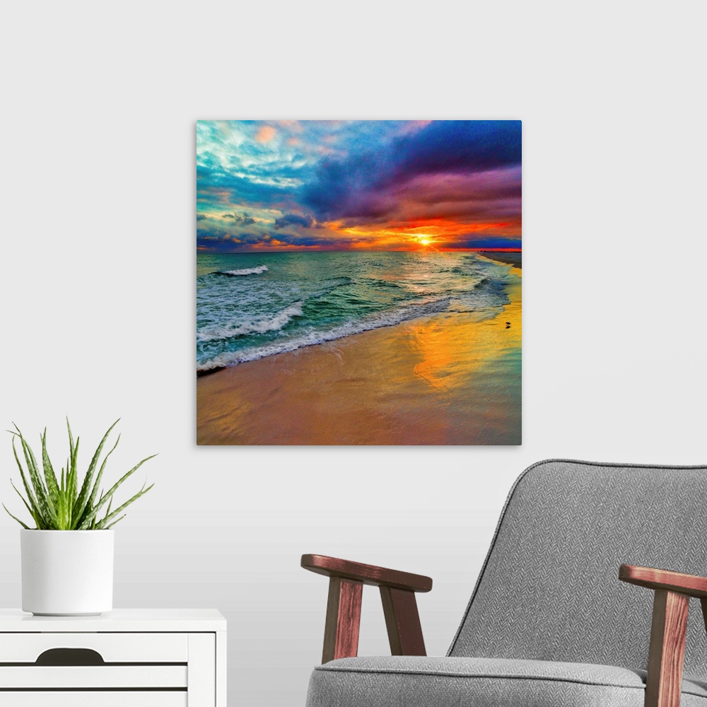 Sunset Colorful Artwork Wallpapers