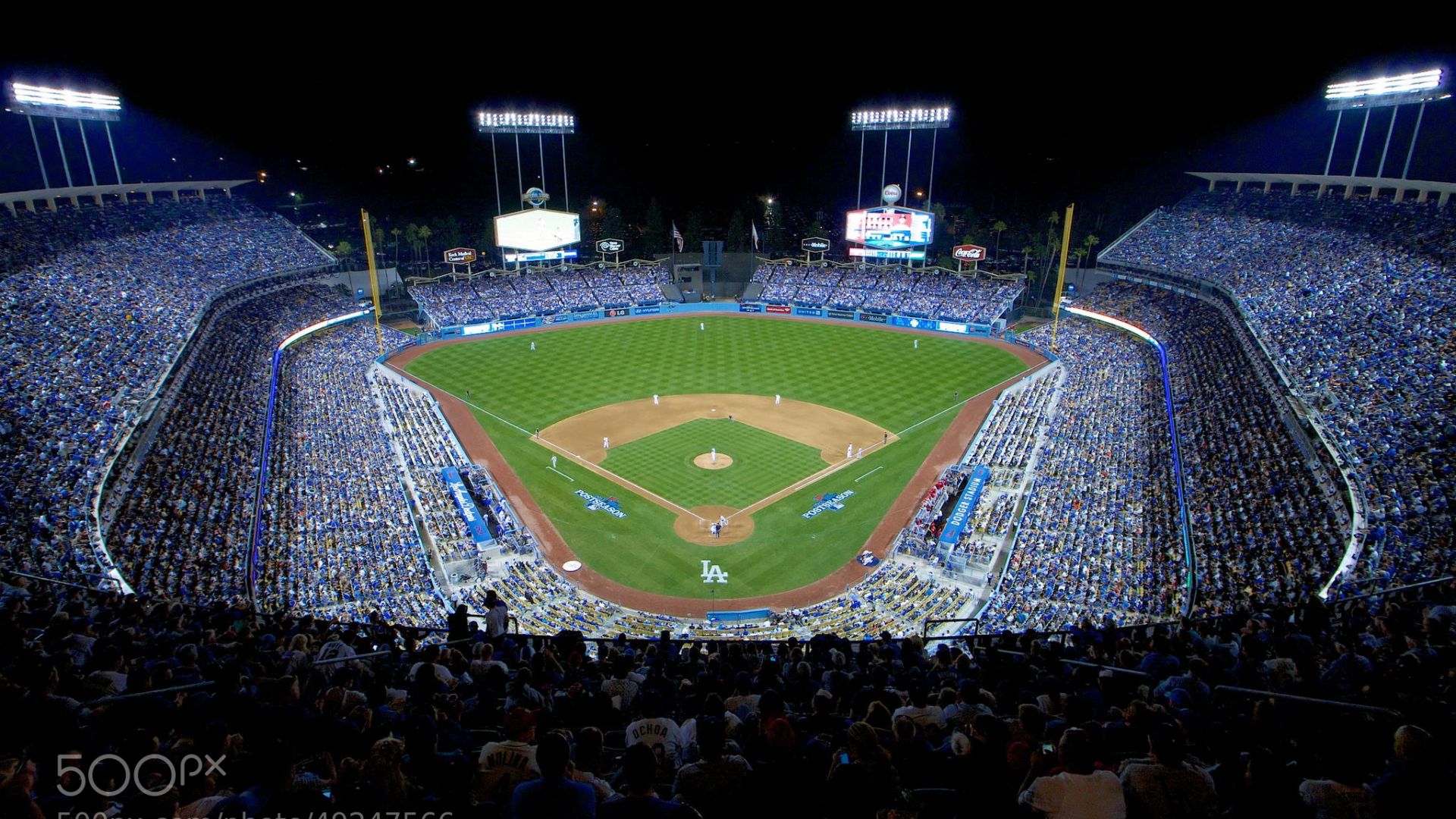 Sunset Dodger Stadium Wallpapers