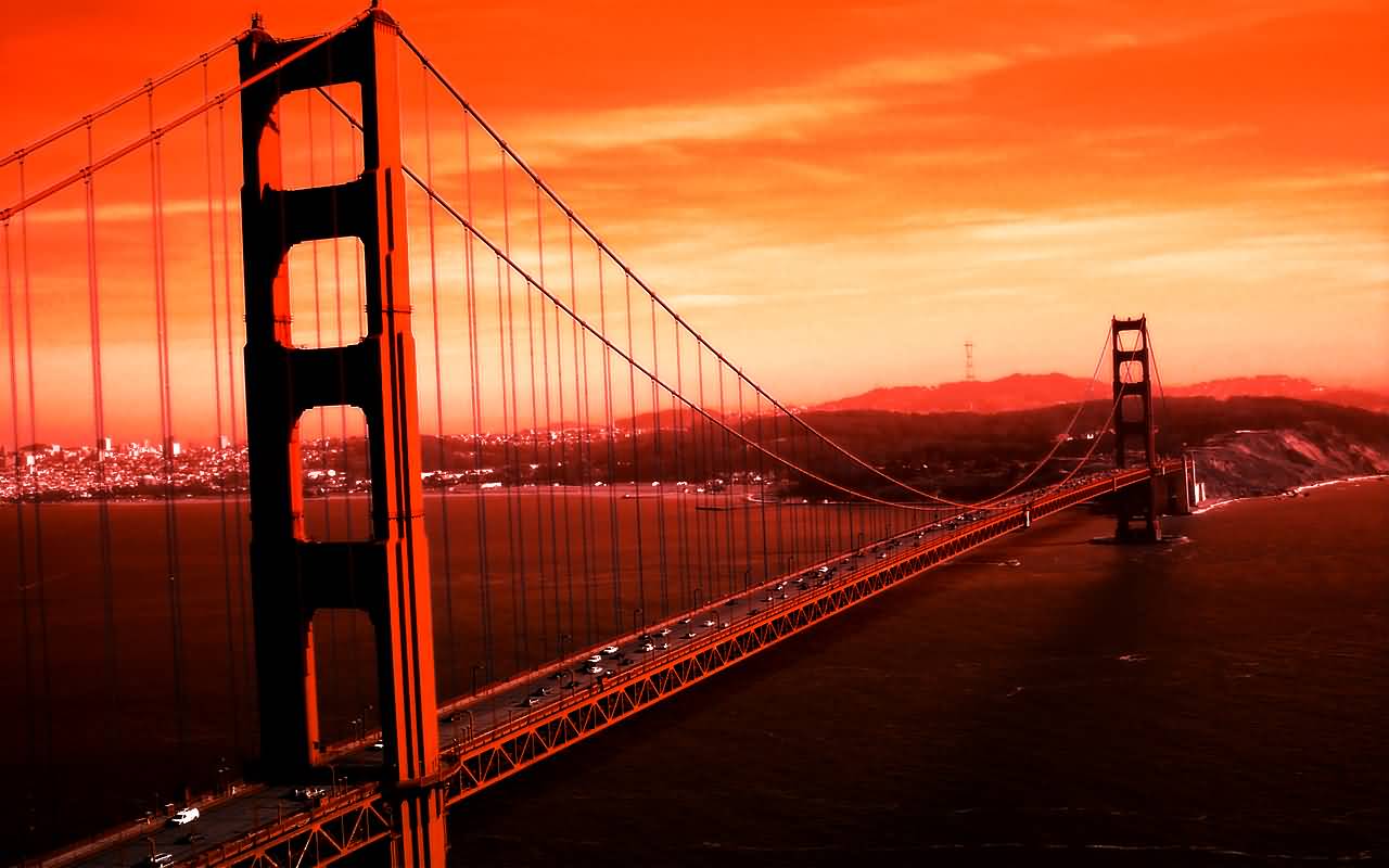 Sunset Golden Gate Bridge Wallpapers