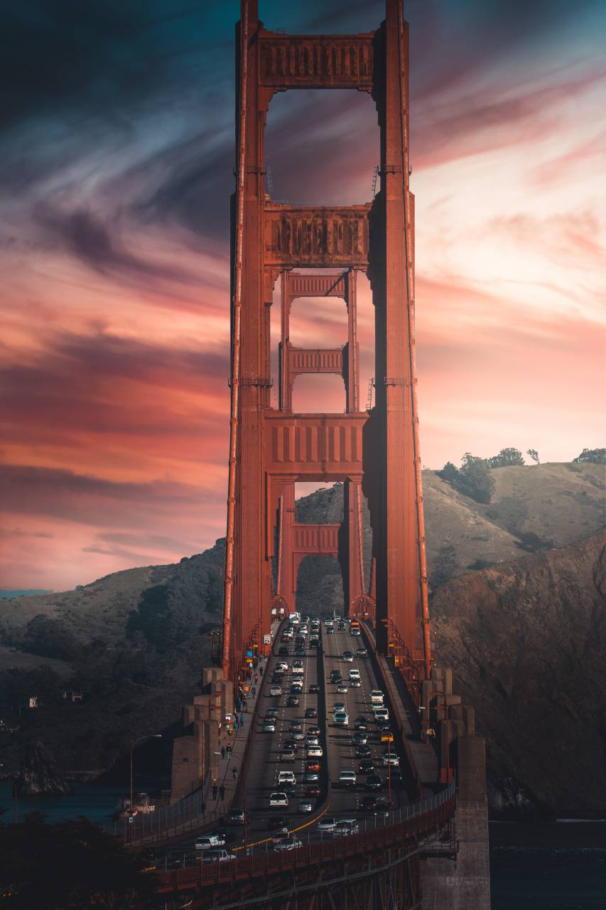 Sunset Golden Gate Bridge Wallpapers