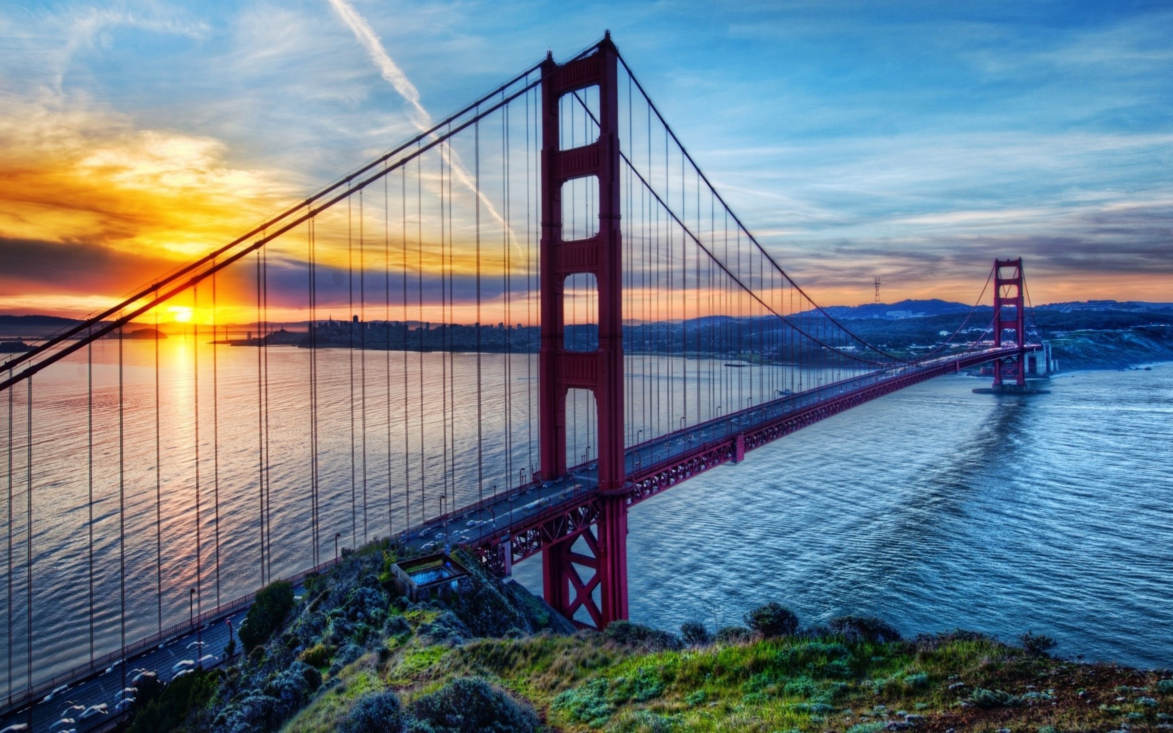 Sunset Golden Gate Bridge Wallpapers