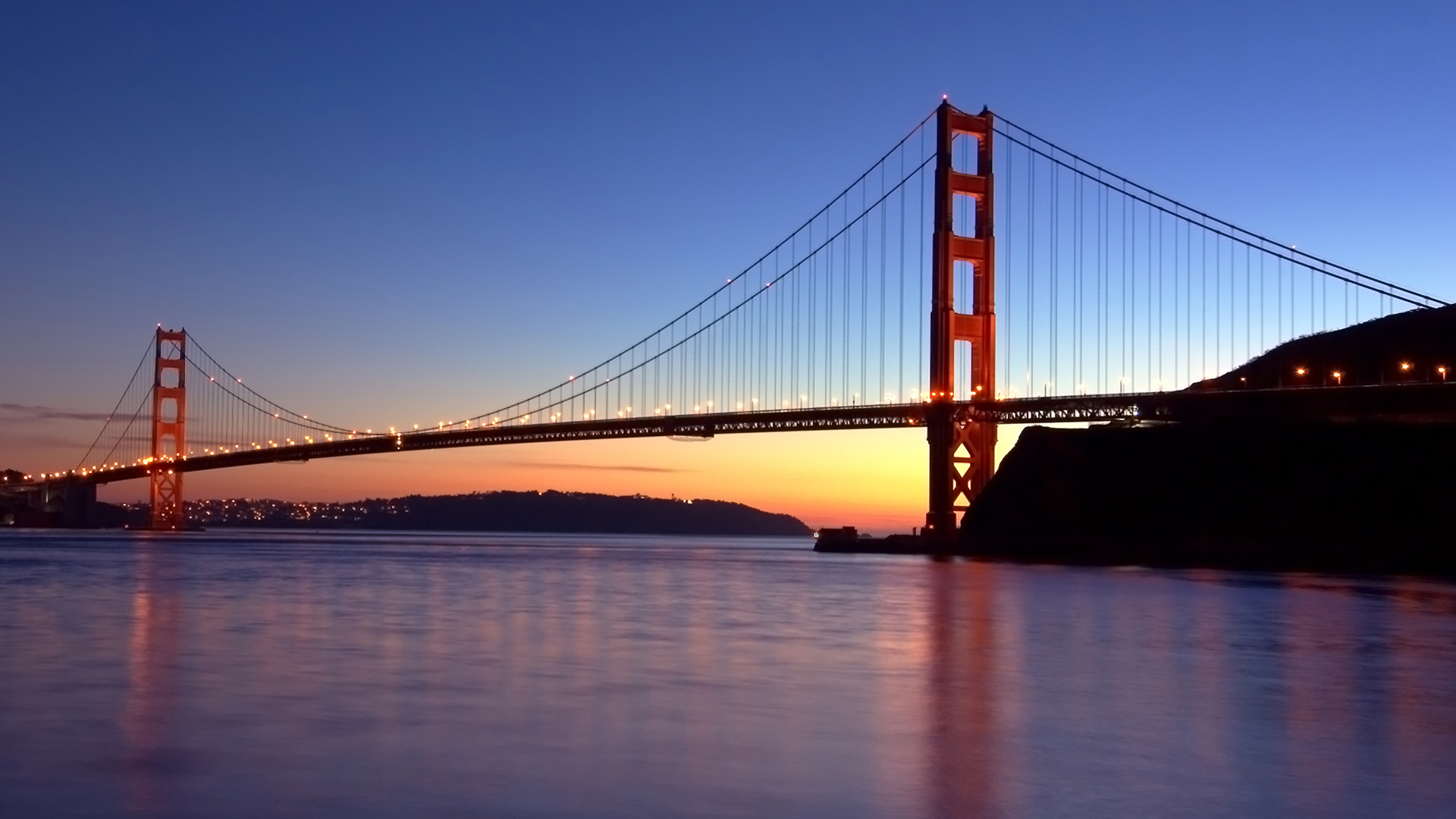 Sunset Golden Gate Bridge Wallpapers