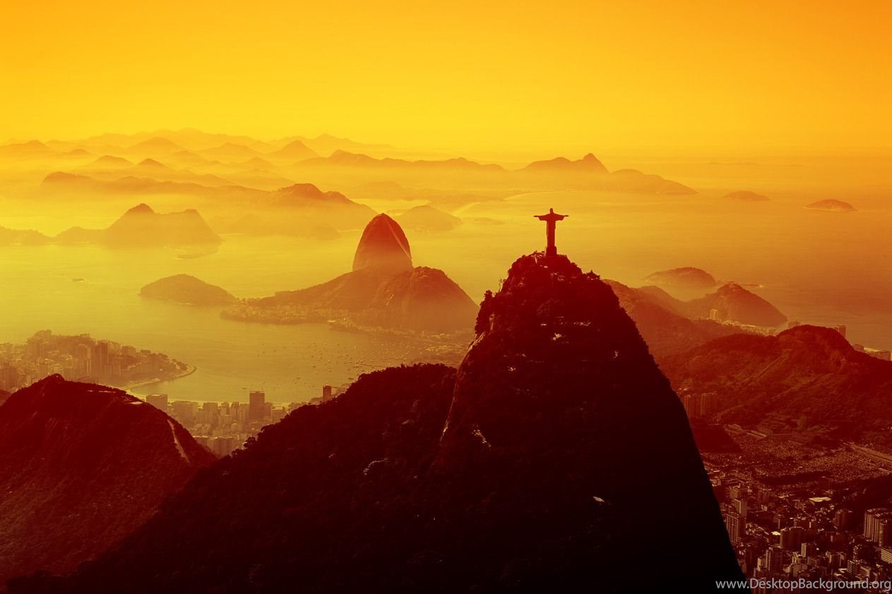 Sunset In Rio De Janeiro 5K Wallpapers