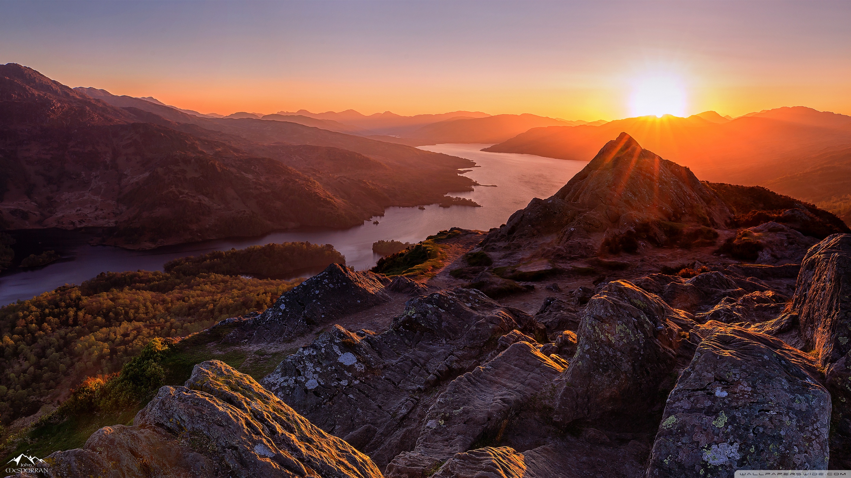 Sunset In Scotland Wallpapers