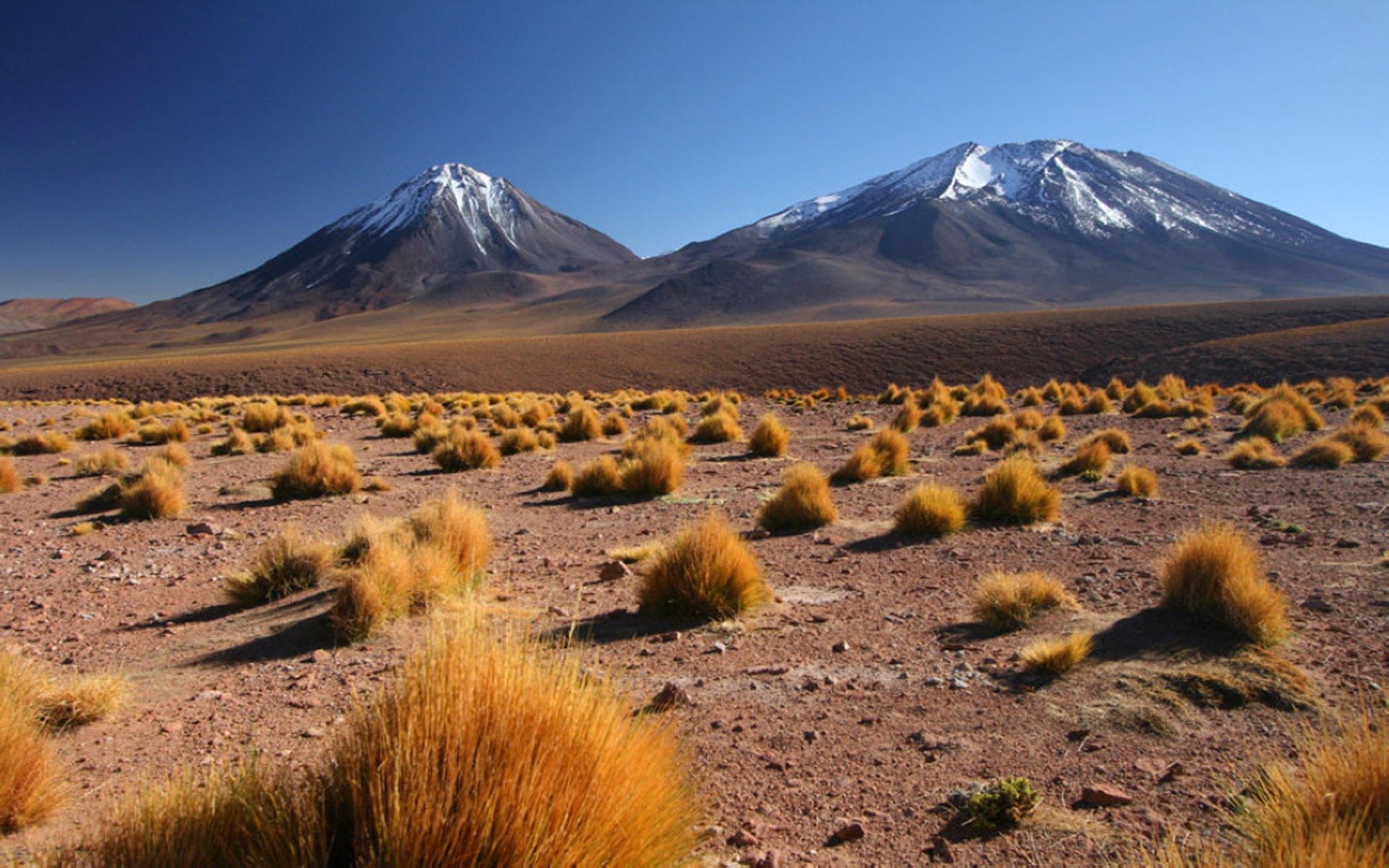 Sunset In Volcano Desert Wallpapers