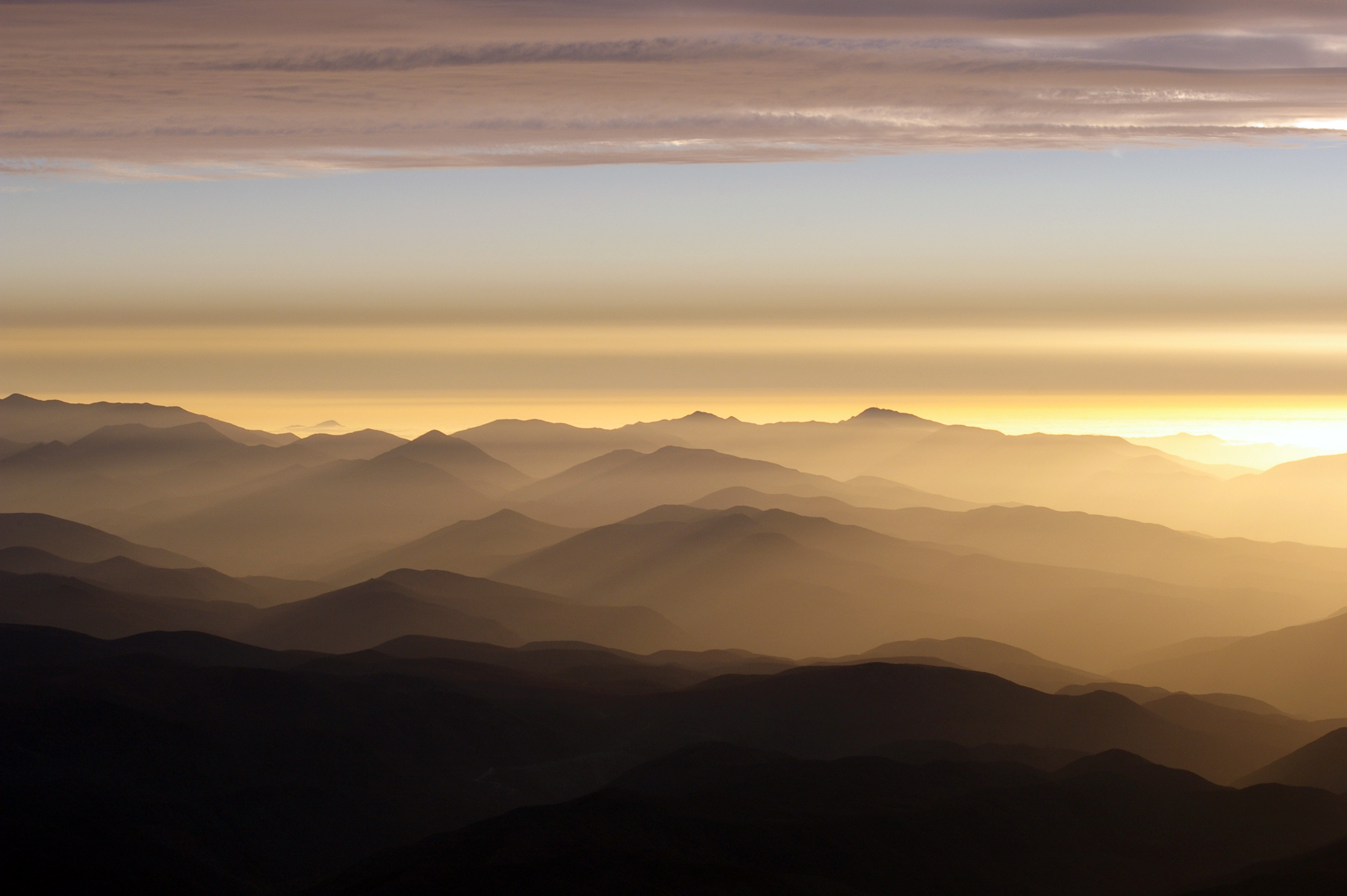 Sunset In Volcano Desert Wallpapers