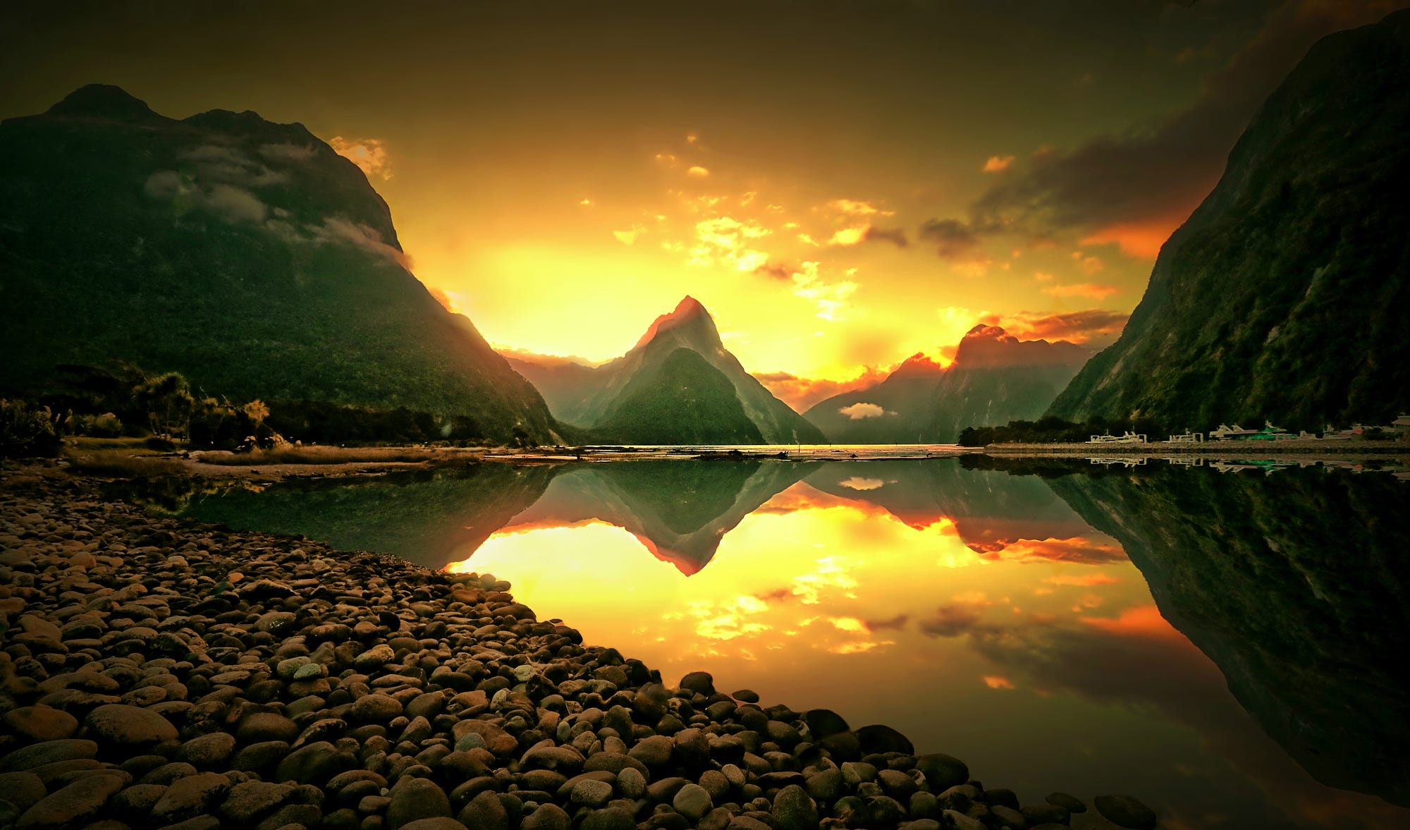 Sunset New Zealand Wallpapers