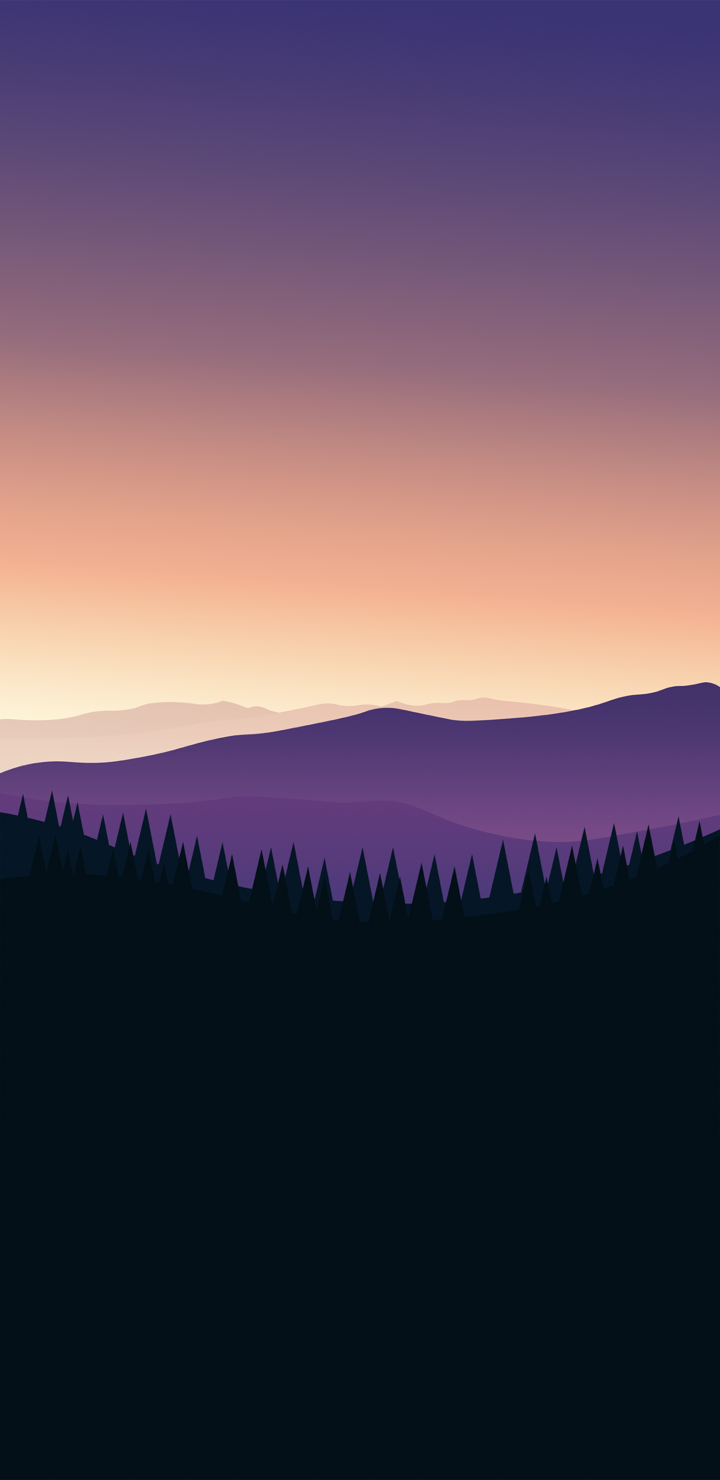 Sunset Over Mountains City Wallpapers