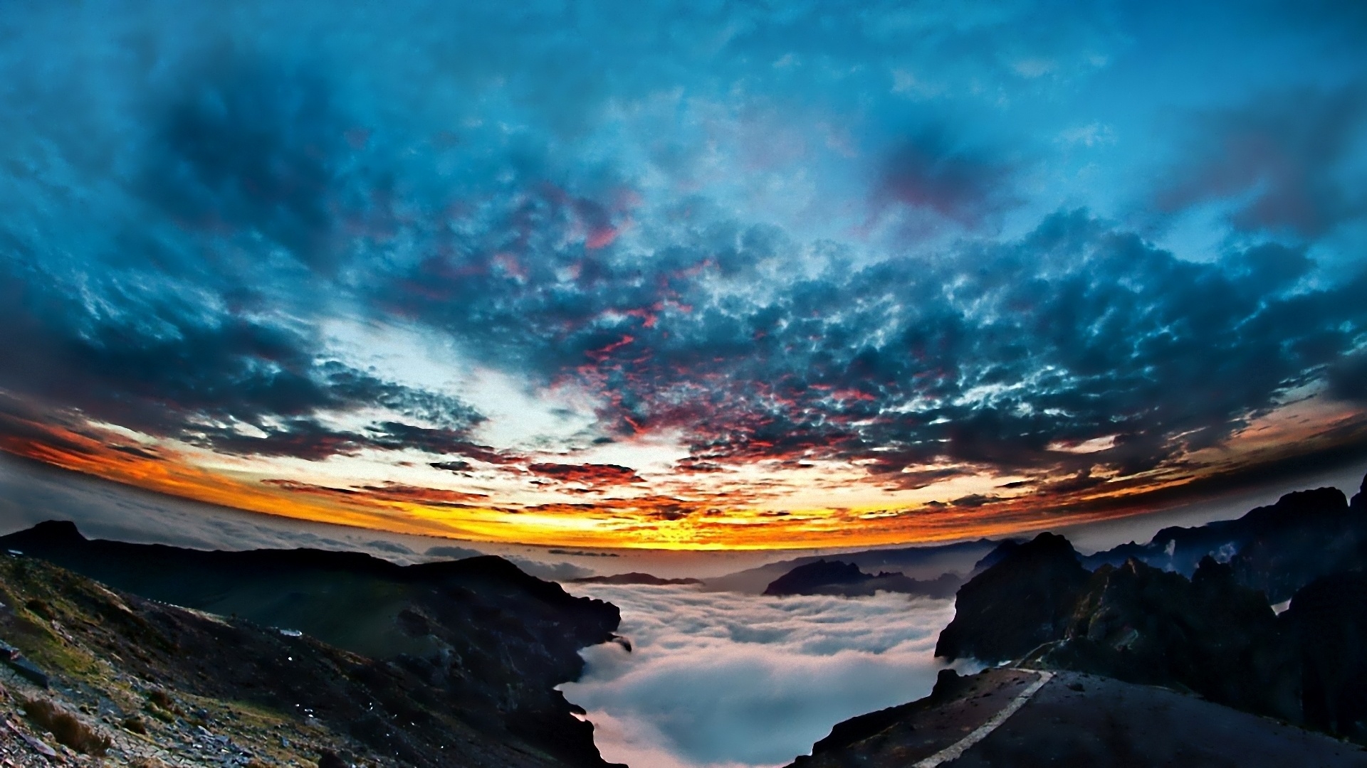 Sunset Panorama Photography Wallpapers