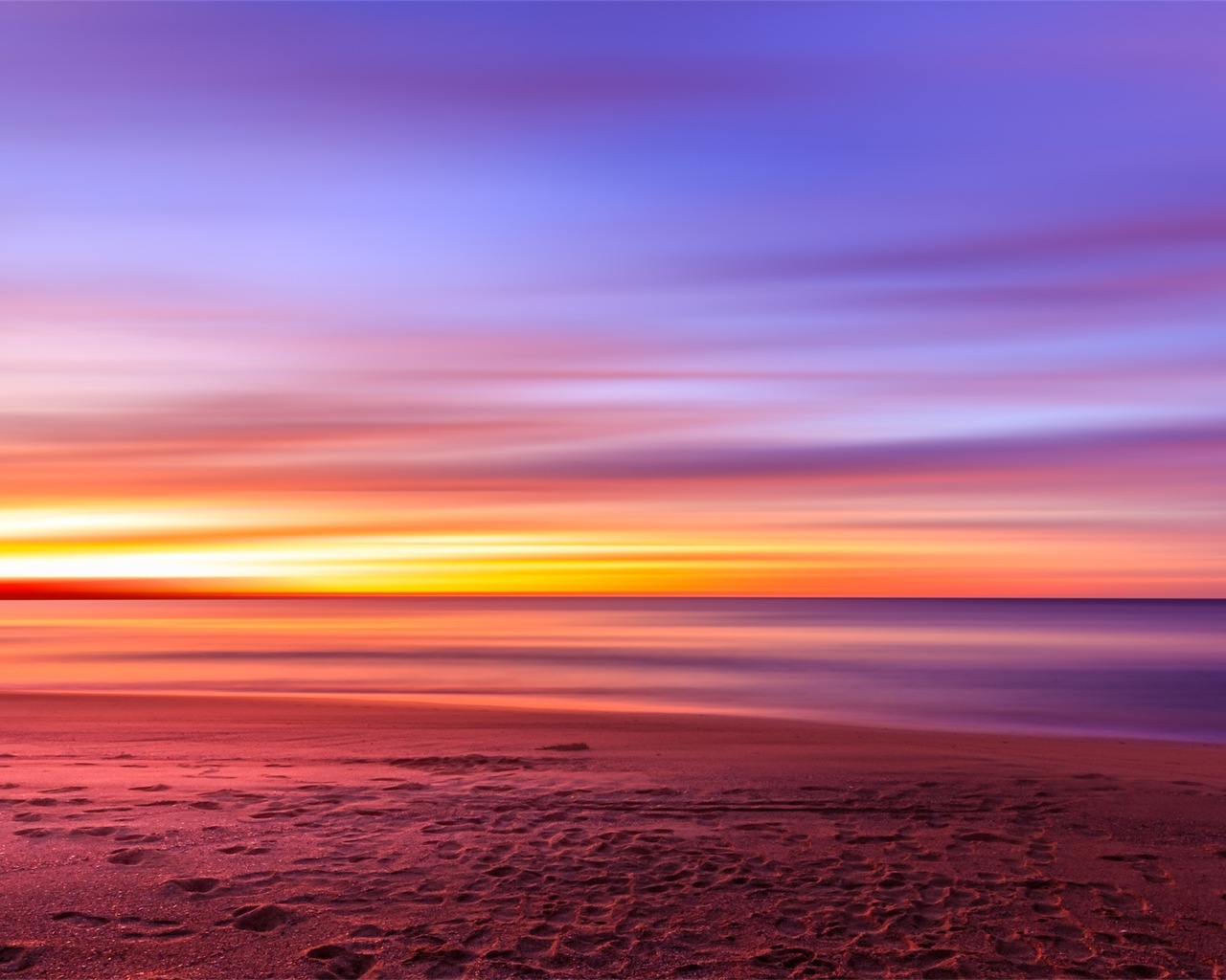 Sunset Purple Clouds Wallpapers